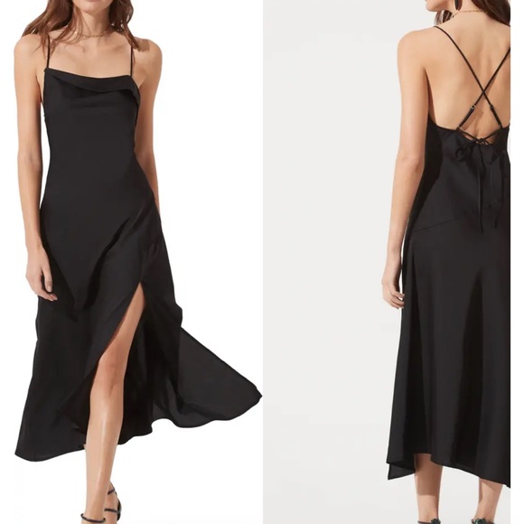 ASTR THE LABEL Cowl Slip Midi Dress - Picture 1 of 7